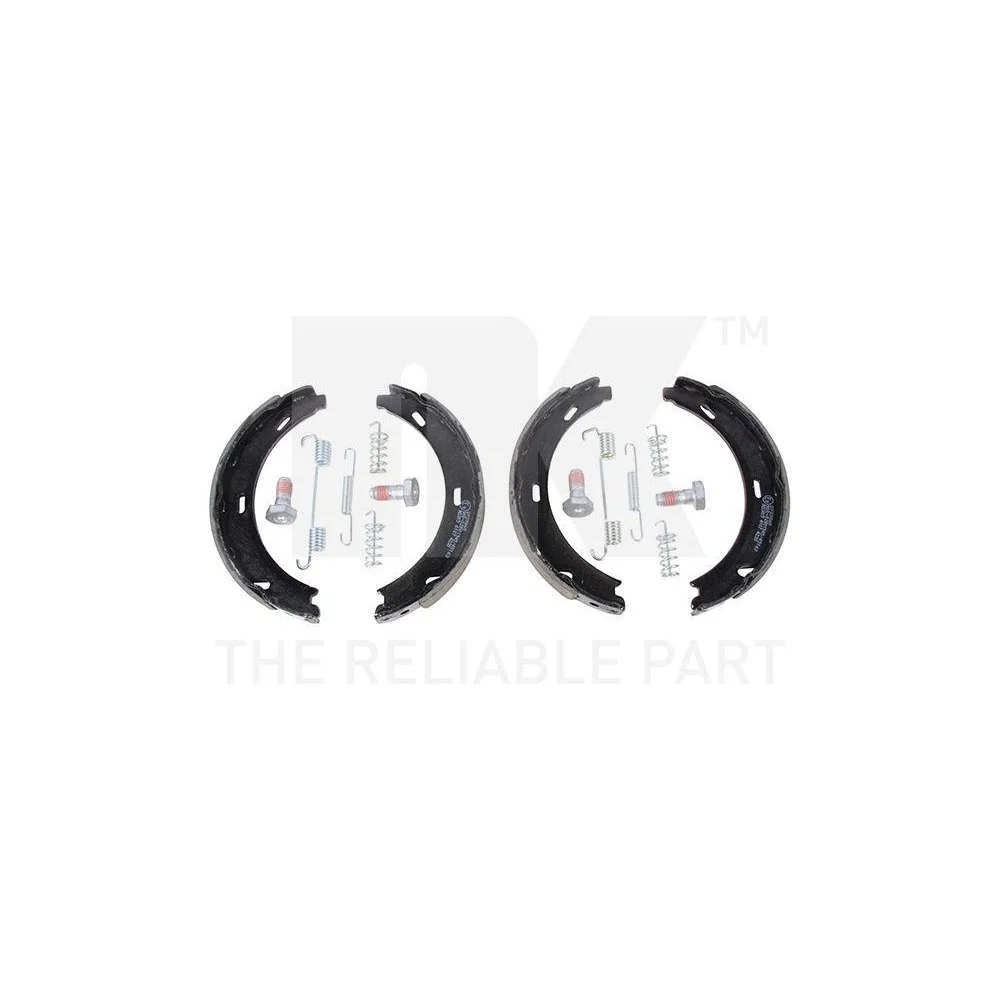 Комплект гальмівних колодок стоянкового гальма NK 2733868 для CHRYSLER MERCEDES-BENZ PORSCHE, фото №1