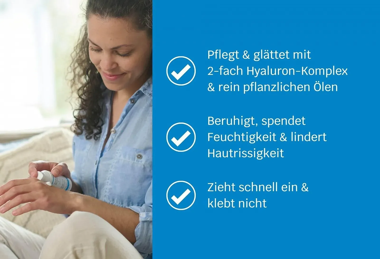 Крем для рук SIRIDERMA Vegan Basic Догляд за сухою та потрісканою шкірою рук Також при нейродерміті та псоріазі, фото №2