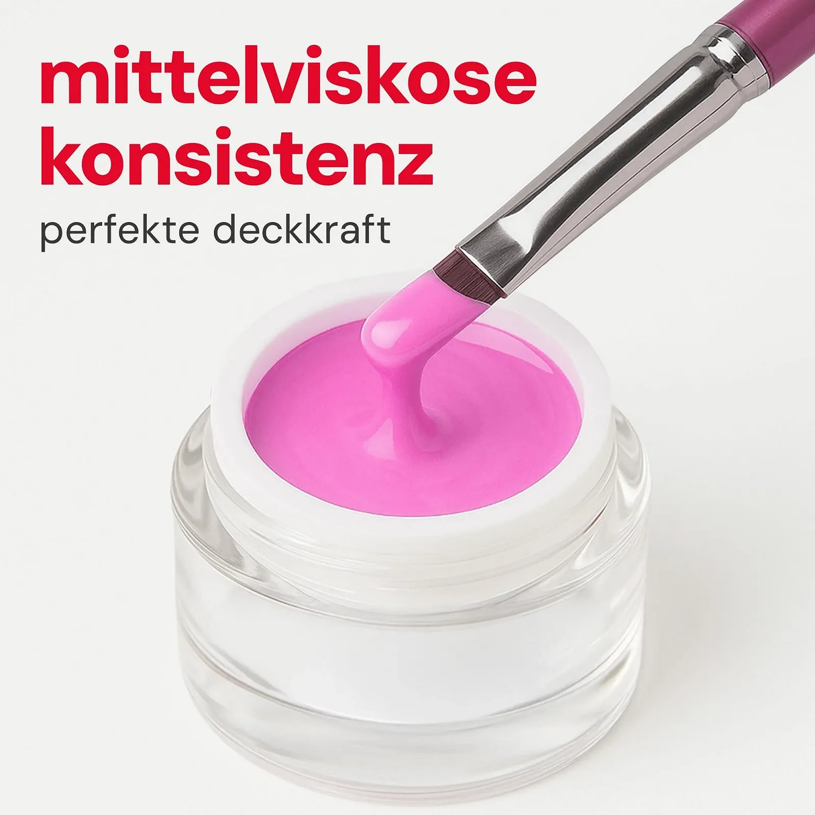 Гель-лак Emmi Nail Цветной Гель Ярко-розовый, 5 мл, фото №5