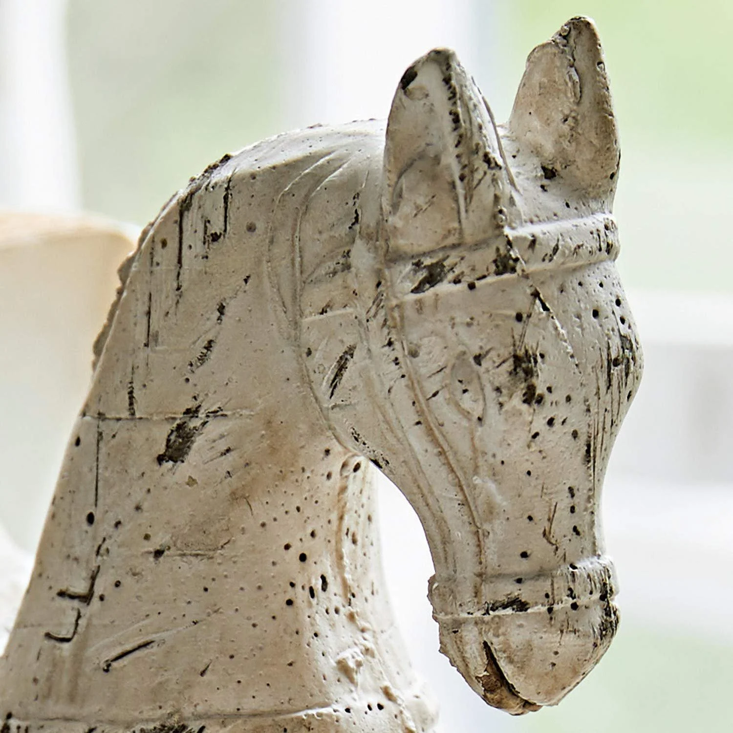 Набор книгодержателей (2 шт.) Loberon Лошади Ручная работа Ностальгический стиль Шебби Шик Декоративная фигурка Терракота Кремовый, фото №4 Набор книгодержателей (2 шт.) Loberon Лошади Ручная работа Ностальгический стиль Шебби Шик Декоративная фигурка Терракота Кремовый, фото №4