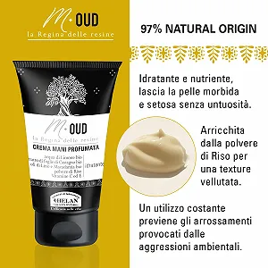 Крем Helan M Oud для сухой и потрескавшейся кожи рук, успокаивающий, с витаминами C и D, антиоксидантный, увлажняющий крем для рук с маслом льна для мягкой кожи, нежирный synthetic.ua - Фото 1