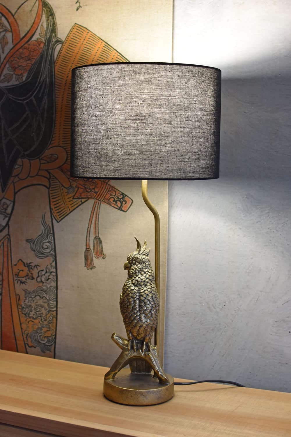 Настольная лампа Palazzo Parrot Cockatoo cw268 58 см, фото №2