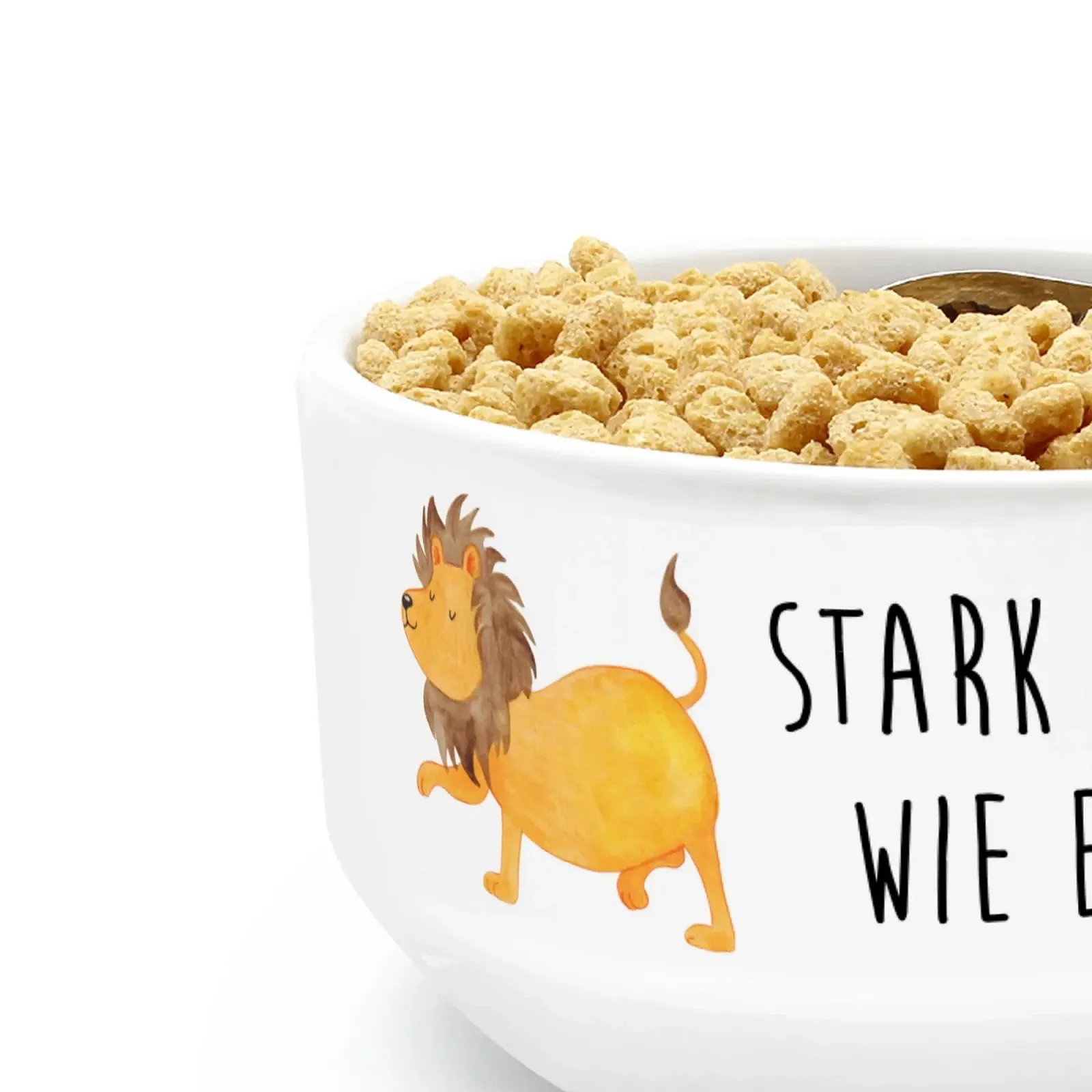 Миска для хлопьев Mr. & Mrs. Panda Знак зодиака Лев, подарочная миска, миска для десертов, фото №5