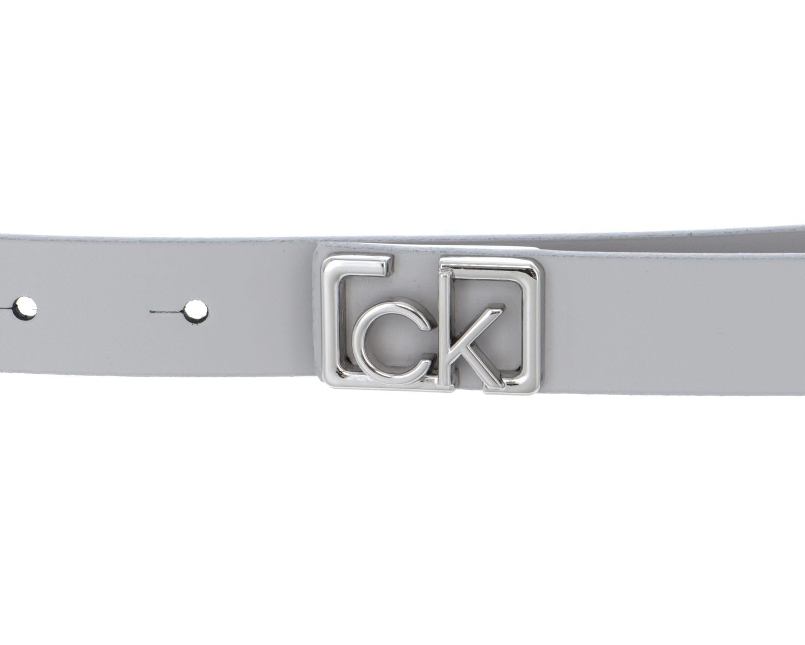 Ремень Calvin Klein Small CK Plaque Skinny W75 Цемент, Цемент, фото №2