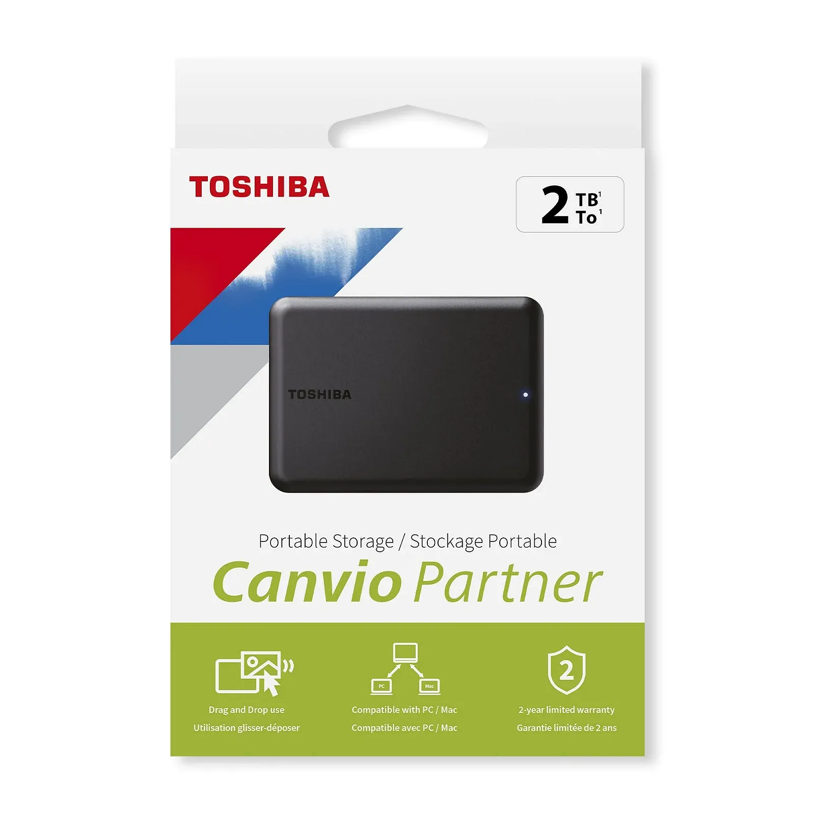 Внешний жесткий диск Toshiba Canvio Partner 2 ТБ 2.5 дюйма USB 3.2 Gen 1 Портативный, фото №7