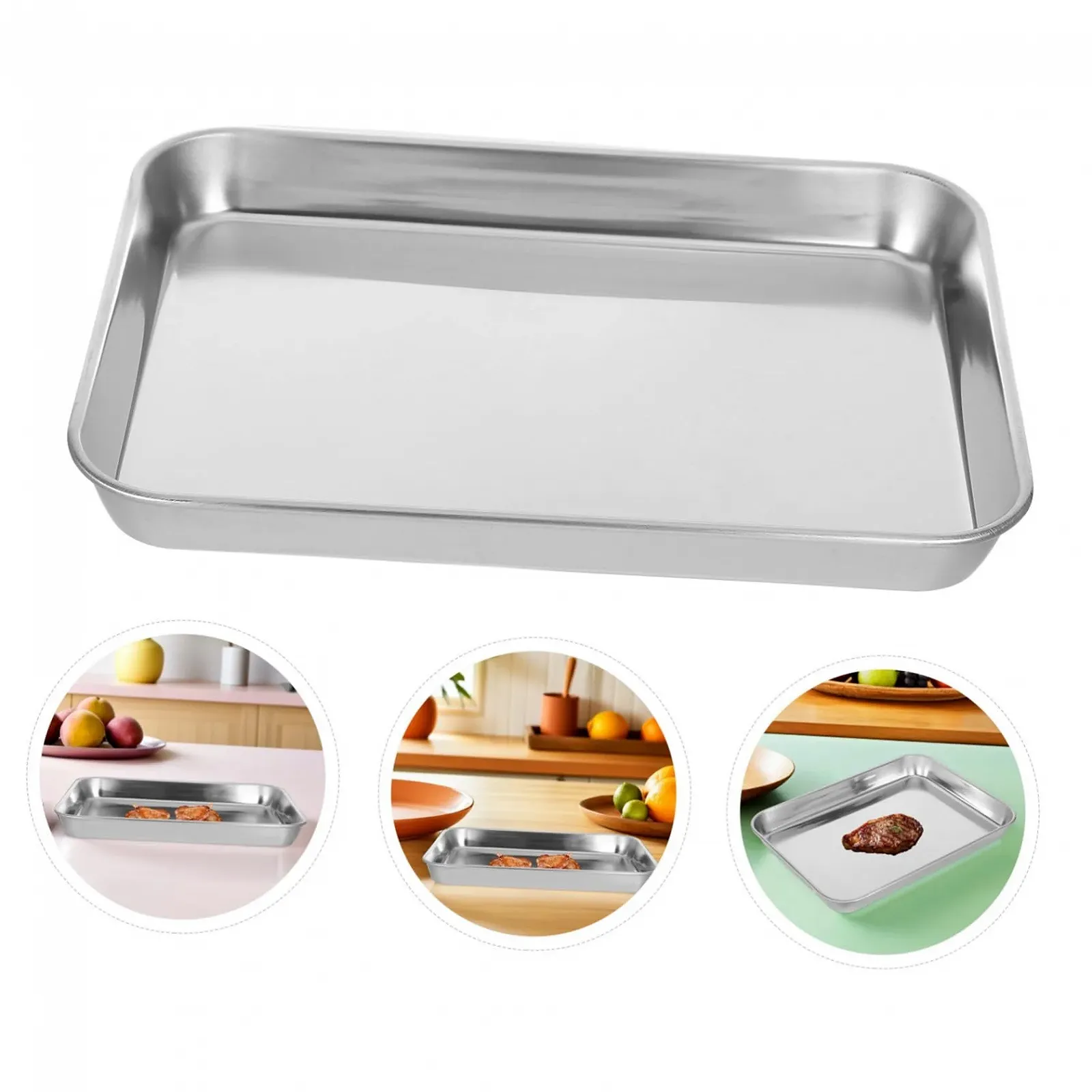 Форма для выпечки Garneck нержавеющая сталь плоское дно, фото №7