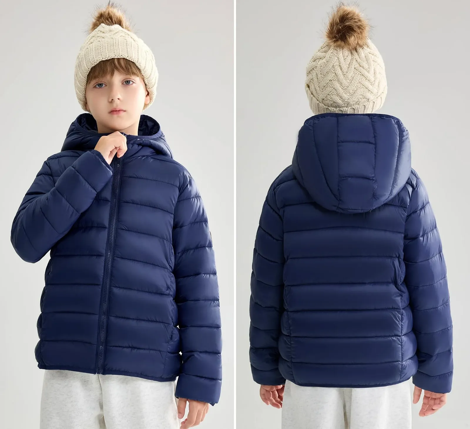 Куртка дитяча зимова пухова maoo garden для дівчаток та хлопчиків, фото №2