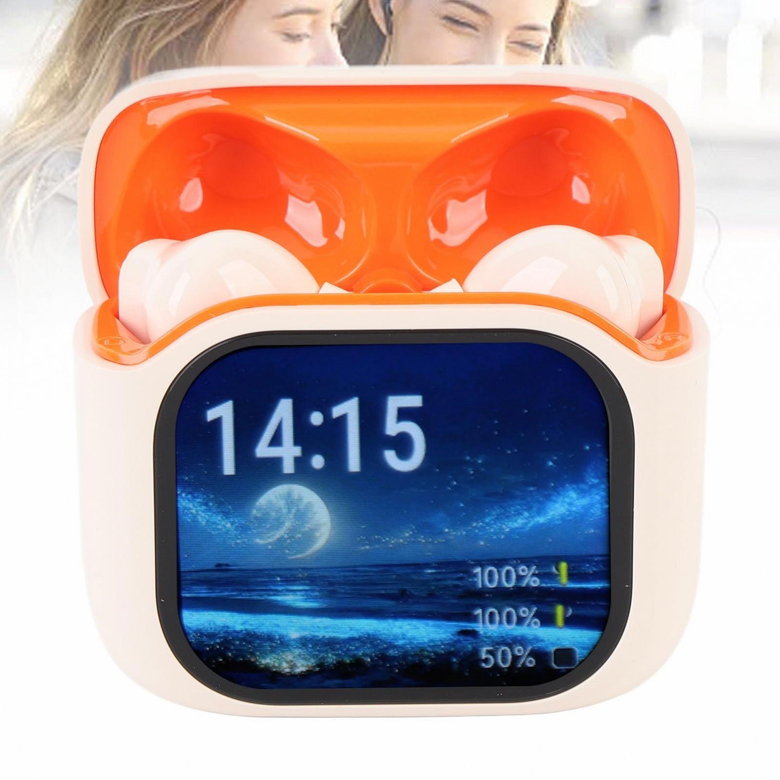 Наушники-переводчики, шумоподавления ANC, перевод на 140 языках с цветным сенсорным экраном на зарядном кейсе, фото №3