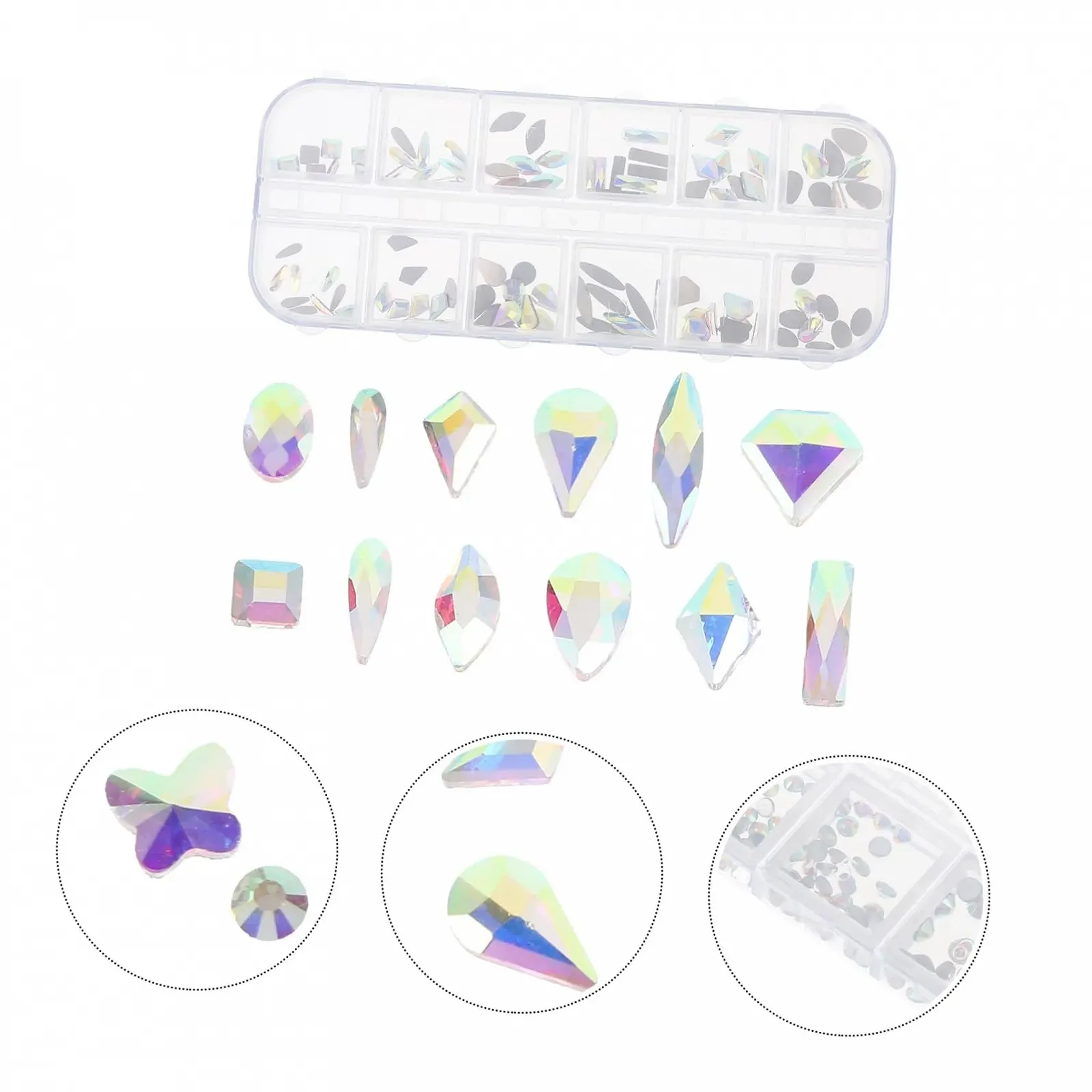 Набор для дизайна ногтей HONMEET Бриллианты для ногтей, фото №5