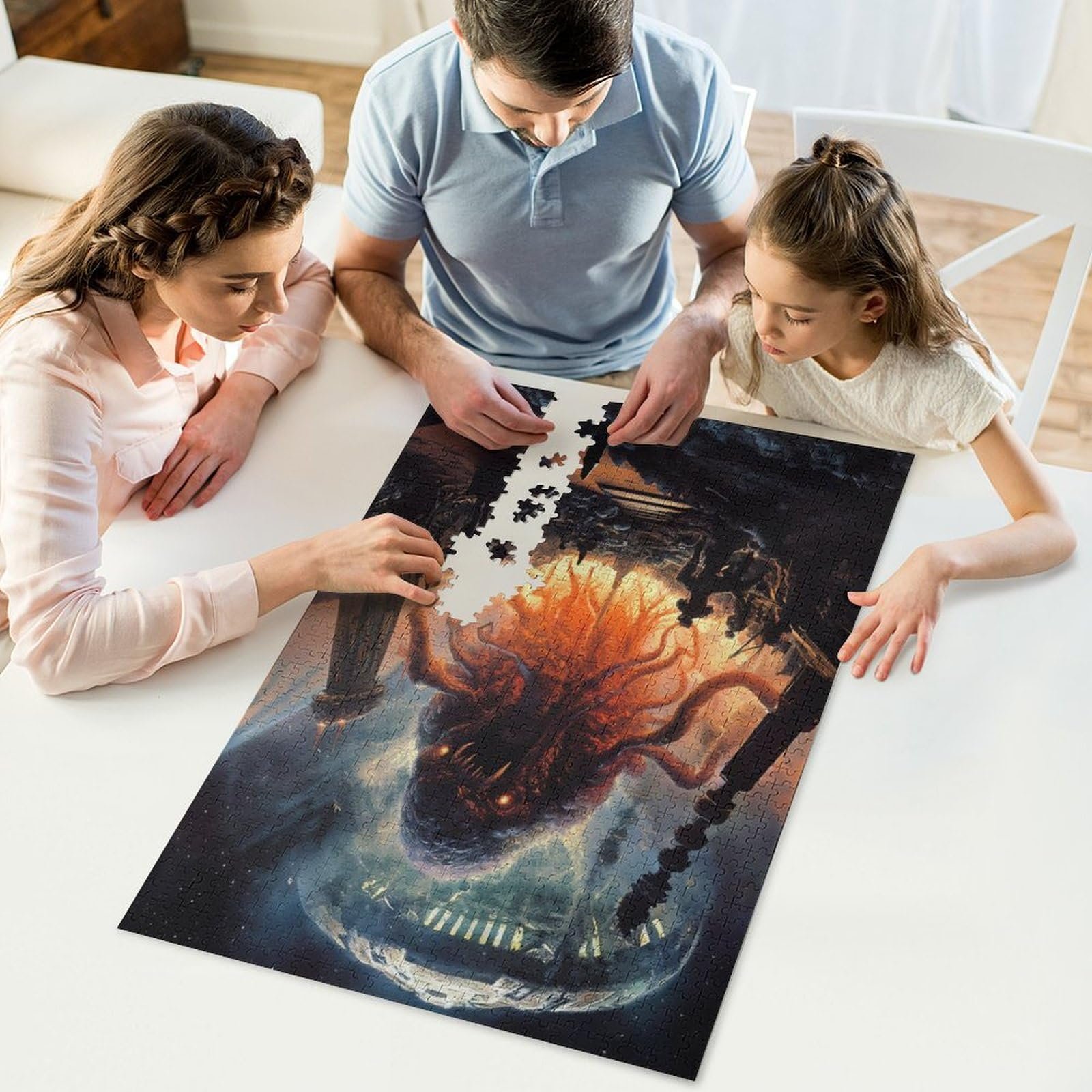 Пазл деревянный Cthulhu Invasion 1000 деталей 78 x 53 cm, фото №7