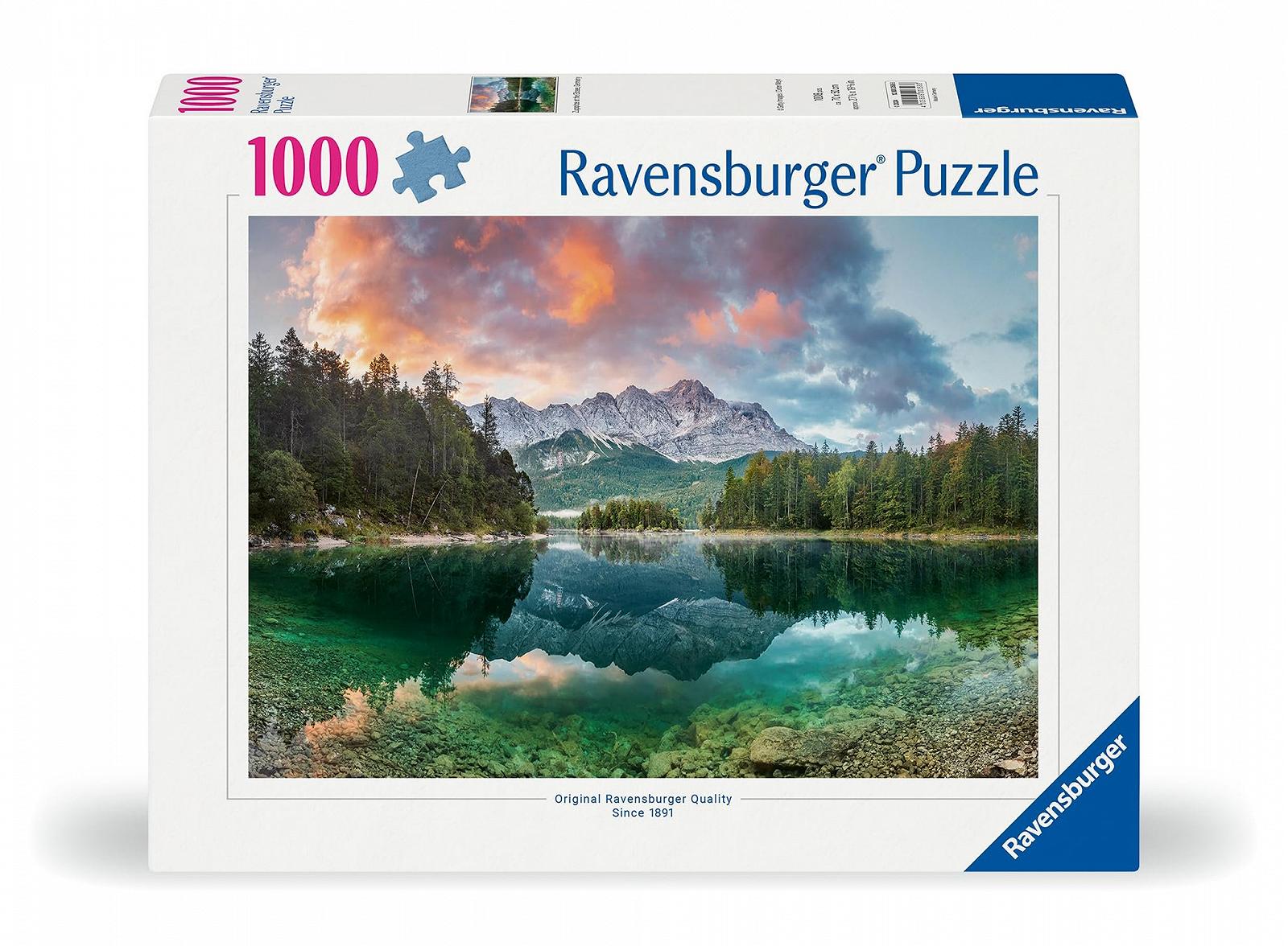 Пазл Ravensburger 12000358 Zugspitze am Eibsee 1000 елементів, фото №1