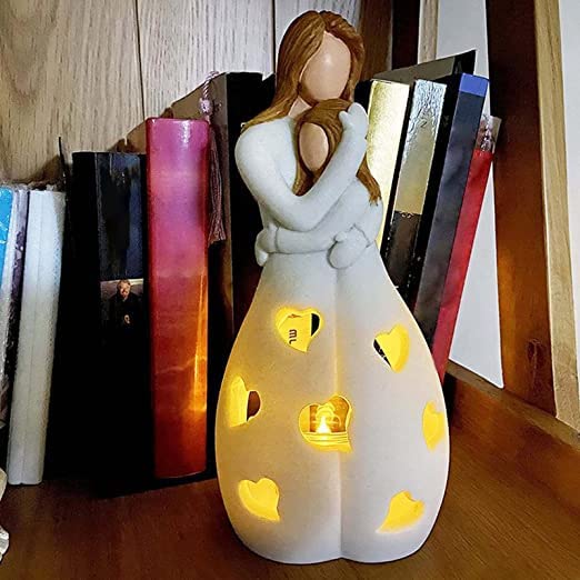 Подсвечник Lecerrot Фигурный "Мать и Дочь" с LED-свечой, фото №7