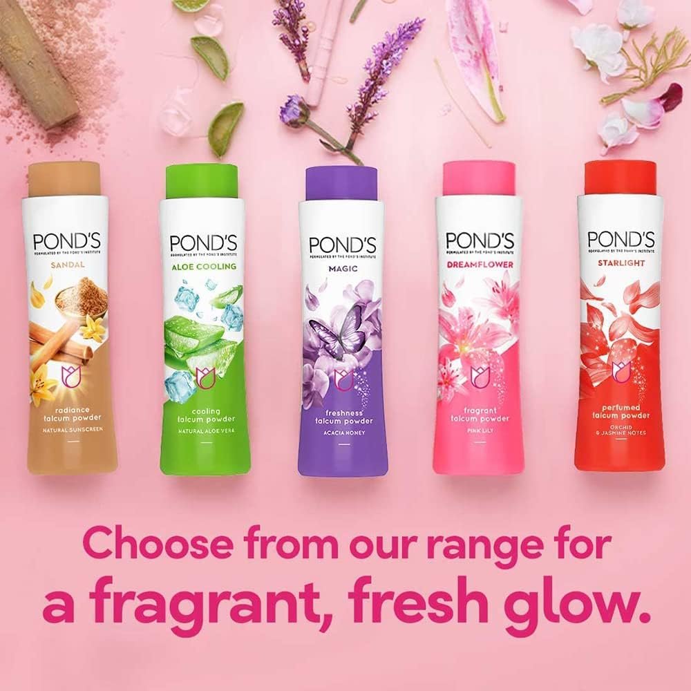 Пудра для тела Pond's Dreamflower 100 г, фото №6 Пудра для тела Pond's Dreamflower 100 г, фото №6