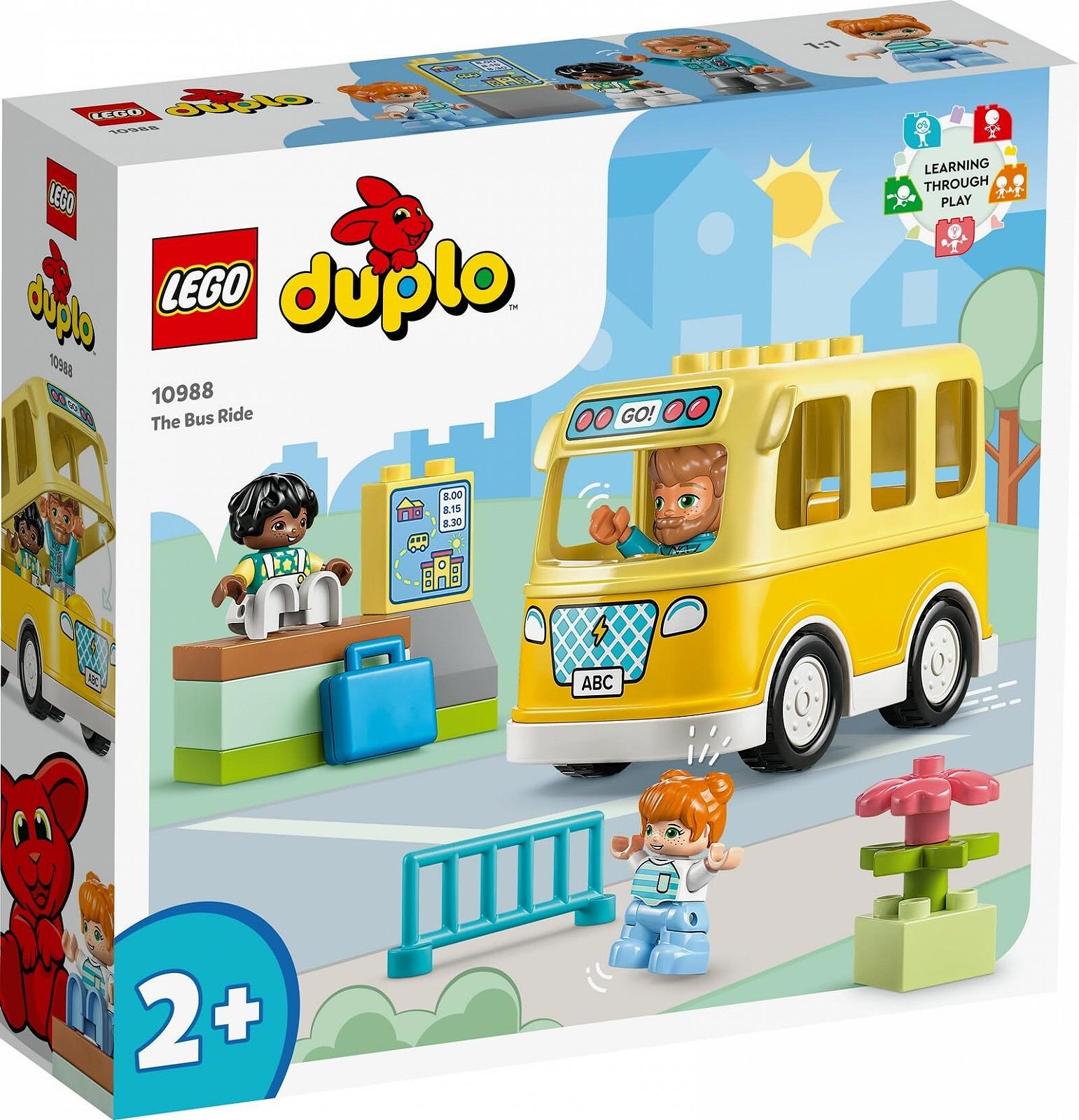 Конструктор Lego Duplo 10986 Дім на колесах 10988 Поїздка на автобусі, фото №5