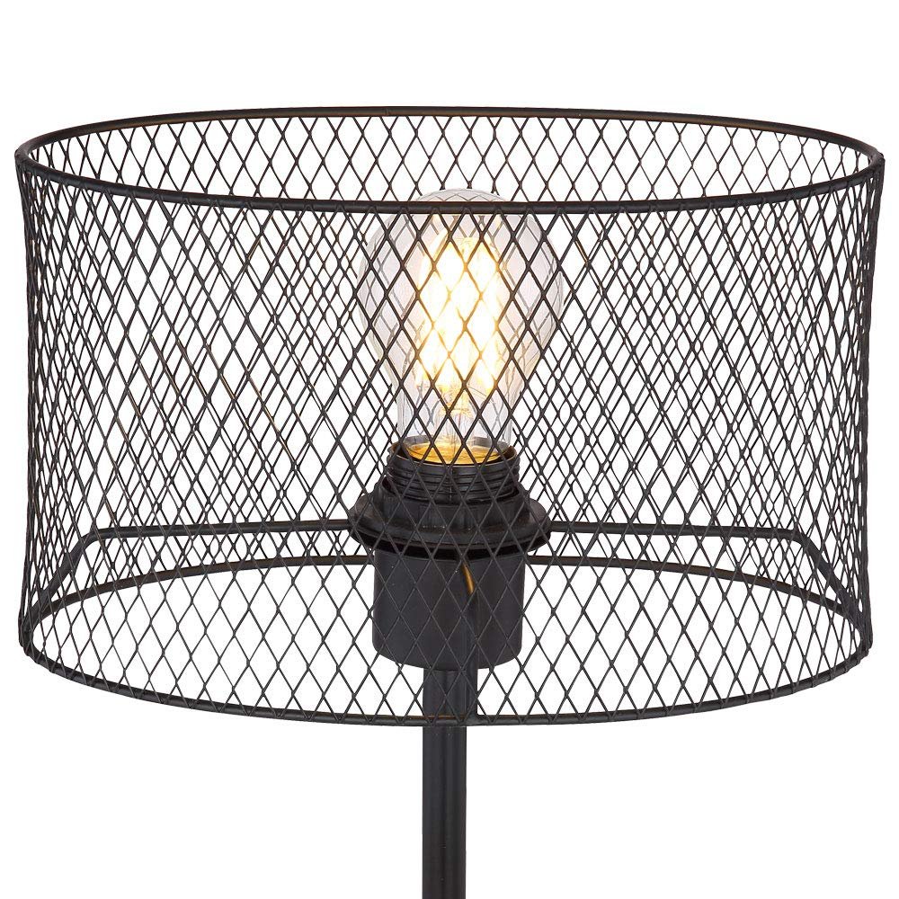 Настольная лампа Metal Mesh Black Овальная Черная, фото №8