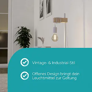 Настільна лампа Eglo Townshend дерево та сталь біла E27 synthetic.ua - Фото 1