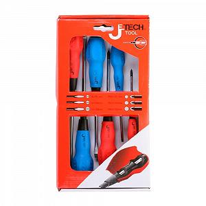 Набор отверток Jetech Tool 4x75, 5x10, 6x125 мм (6-ти шт) - Фото 1