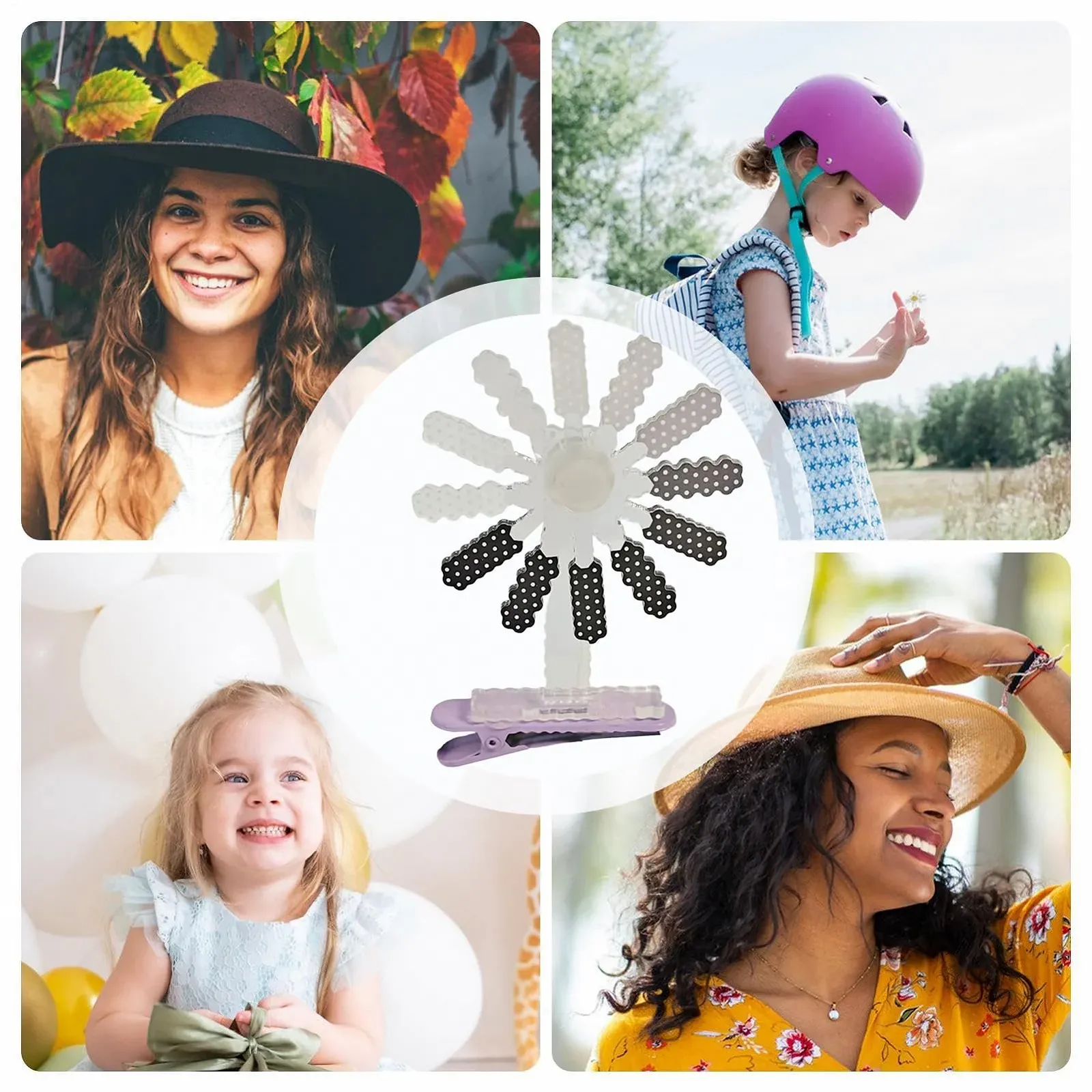 Заколки для волос Bexdug Симпатичные аксессуары для укладки волос для молодежных женщин на каждый день, праздники, свадьбу, школу, мероприятия, путешествия, экономия времени на утренний уход, досуг, фото №4