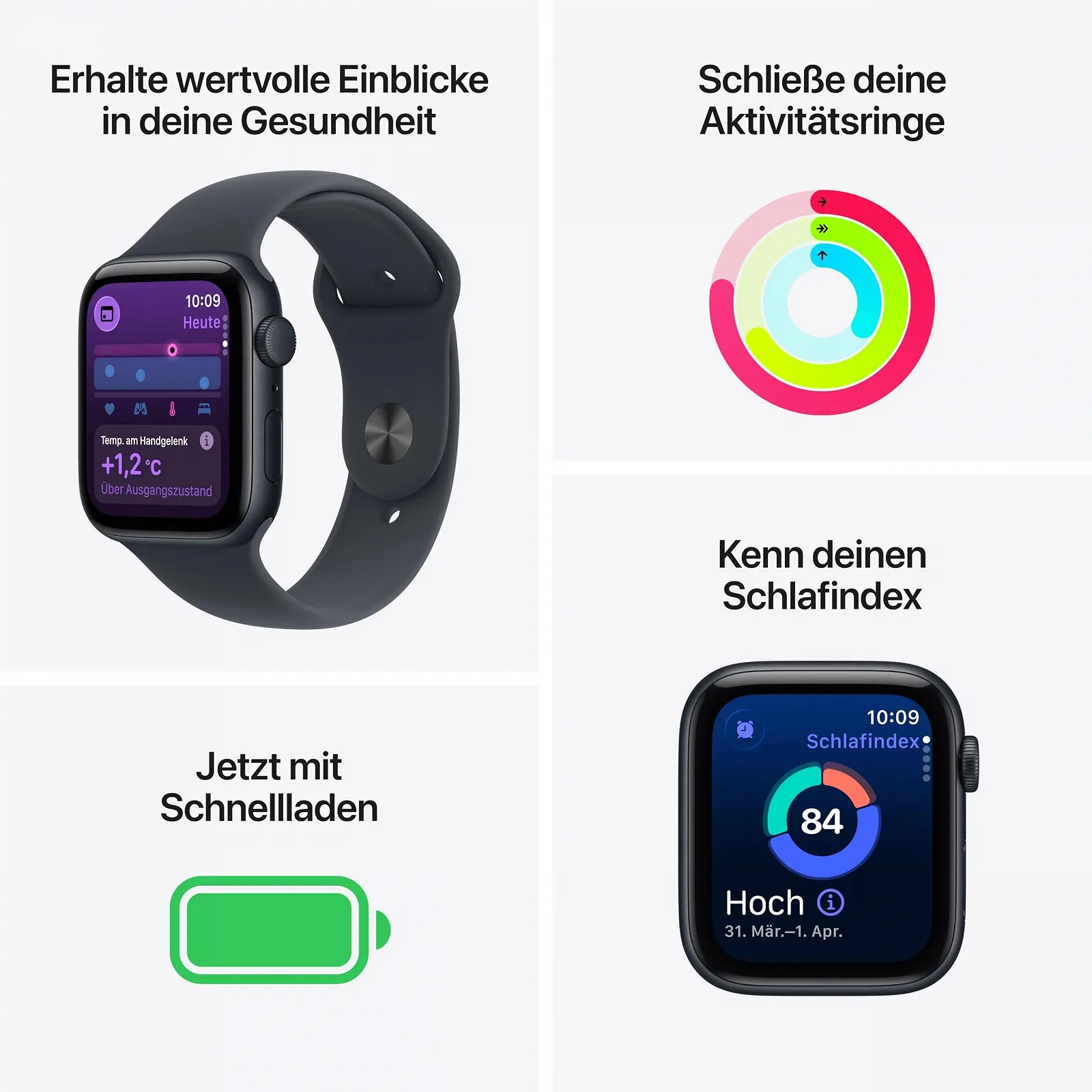 Смарт-часы Apple Watch SE 3 GPS 40 мм Алюминиевый корпус Полярная звезда, Полярная звезда (S/M), фото №2