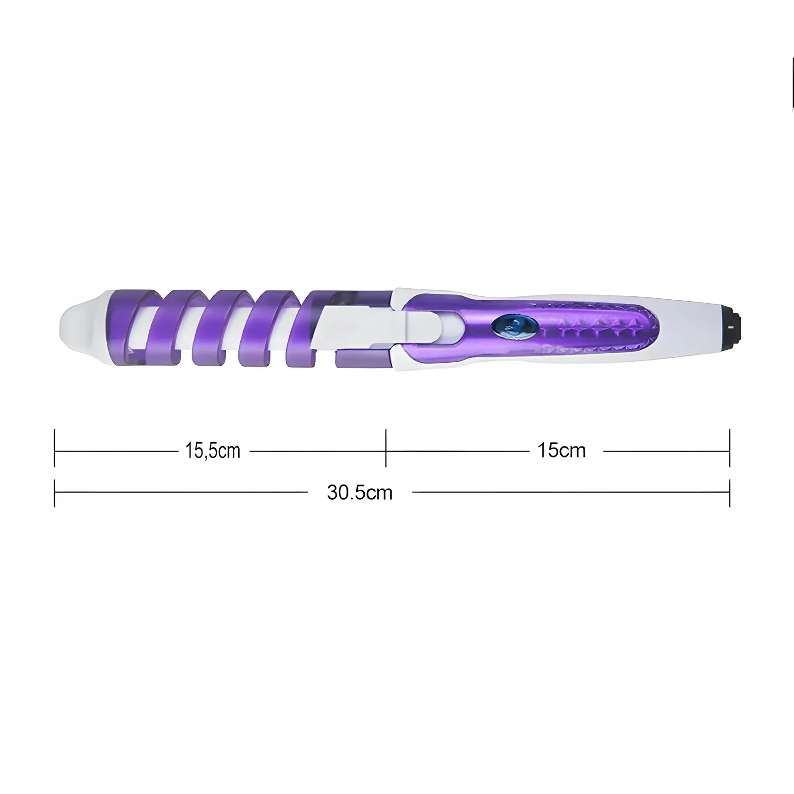 Плойка для волосся Retoo Ceramic Curler спіральна керамічна 210°C Фіолетова, фото №9 Плойка для волосся Retoo Ceramic Curler спіральна керамічна 210°C Фіолетова, фото №9
