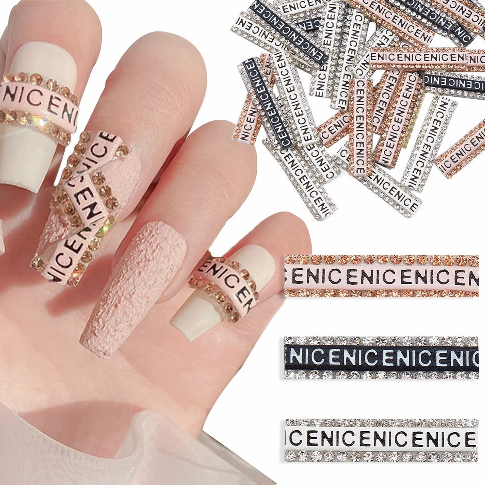 Цепочка для ногтей Бриллиант NICENEEDED 3D Кристалл Стразы для ногтей Блестящий дизайн ногтей, фото №1