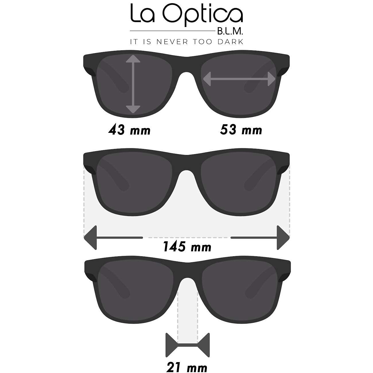 Унісекс сонцезахисні окуляри La Optica UV400 CAT 3 CE з мішечком для окулярів і тканиною для чищення, фото №6 Унісекс сонцезахисні окуляри La Optica UV400 CAT 3 CE з мішечком для окулярів і тканиною для чищення, фото №6