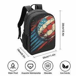 Рюкзак шкільний Футбольний DPEOANEBN Style-9 40 x 28 x 16 см synthetic.ua - Фото 1