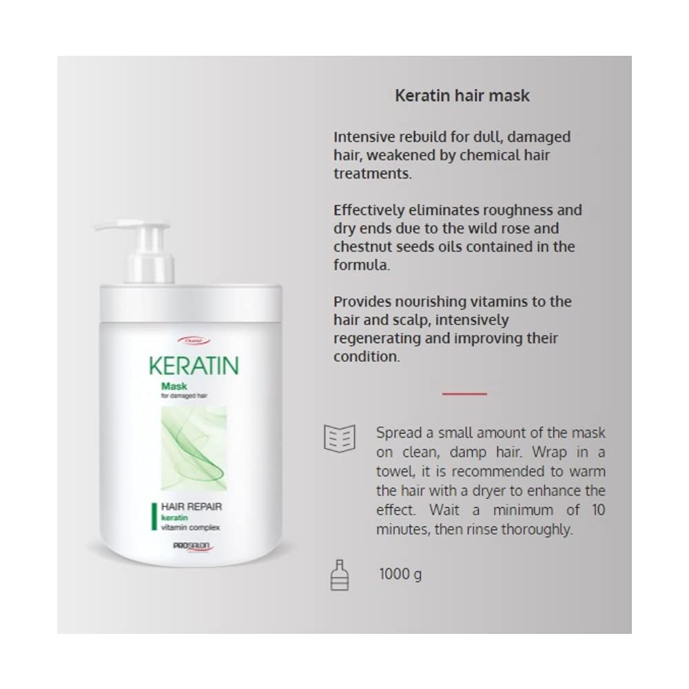 Шампунь CHANTAL Prosalon Keratin Hair Repair Vitamin Complex For Damaged Hair 1 1000 г, фото №7 Шампунь CHANTAL Prosalon Keratin Hair Repair Vitamin Complex For Damaged Hair 1 1000 г, фото №7