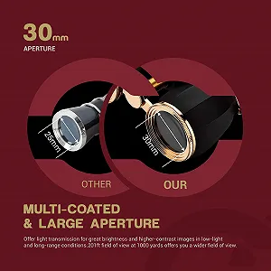 Бинокль театральный ESSLNB 4x30mm Mini Compact Antique Chain synthetic.ua - Фото 1