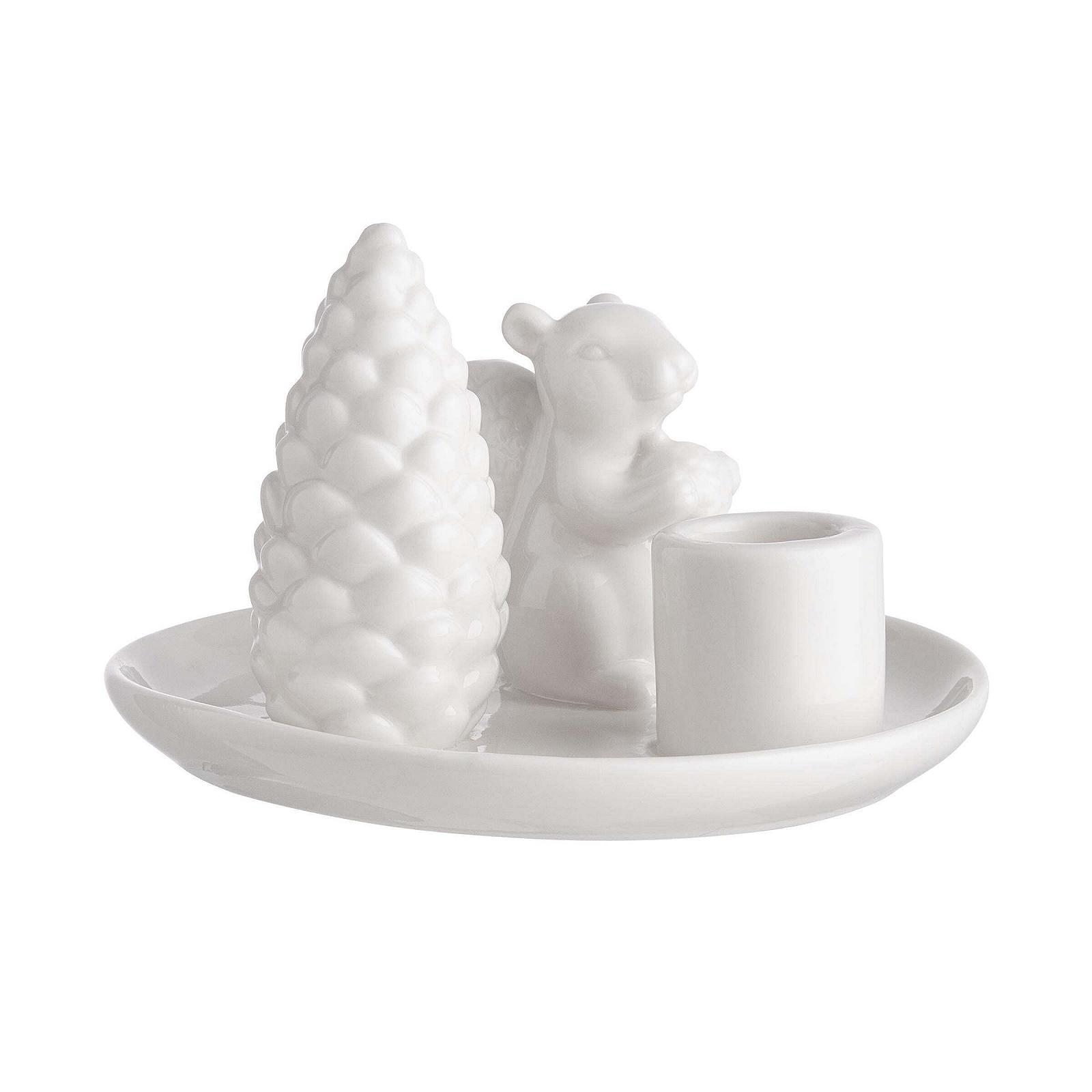 Свічник BUTLERS Sylvan Spirit Squirrel 8 см білий, фото №5 Свічник BUTLERS Sylvan Spirit Squirrel 8 см білий, фото №5