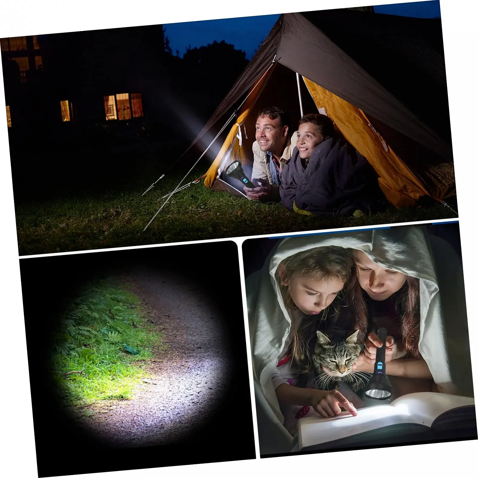 LED Ліхтар Vaguelly Перезаряджуваний ліхтар Надзвичайно яскравий для кемпінгу для активного відпочинку, фото №5