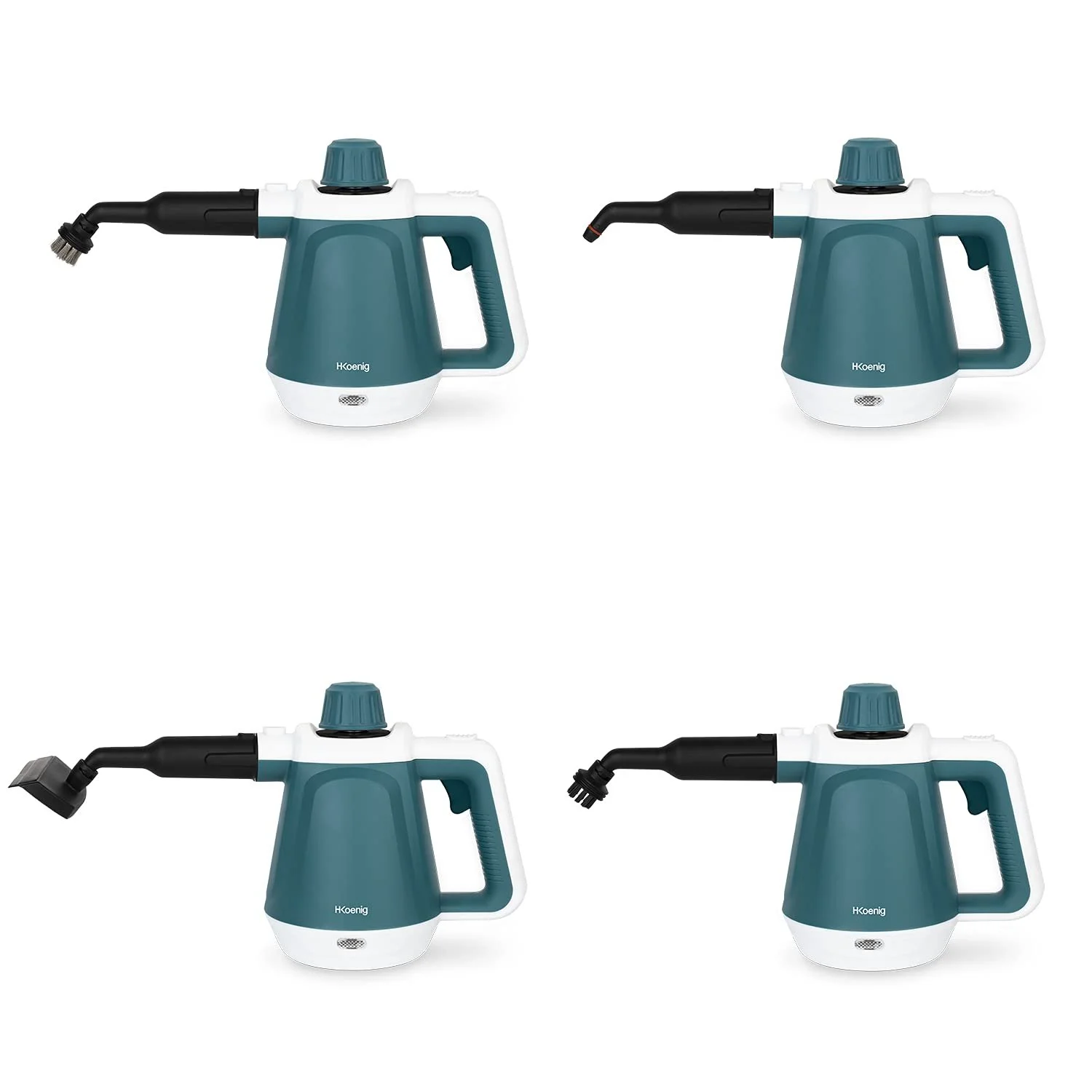 Пароочиститель ручной H.Koenig NV680 3.5 Bar 40 g/min 13 аксессуаров, фото №3