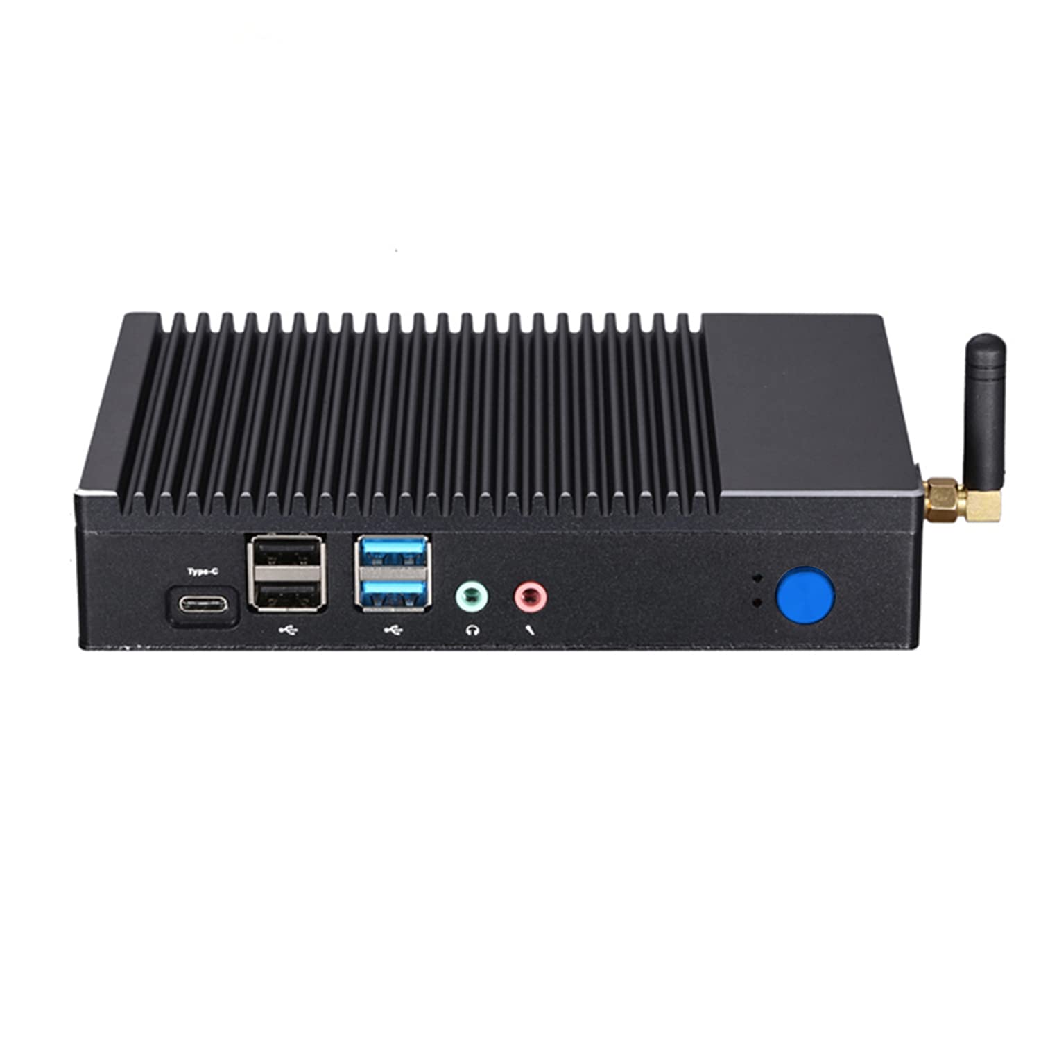 HUNSN Fanless Mini ПК BH05a AMD A6 1450 8G RAM 512G SSD, фото №4