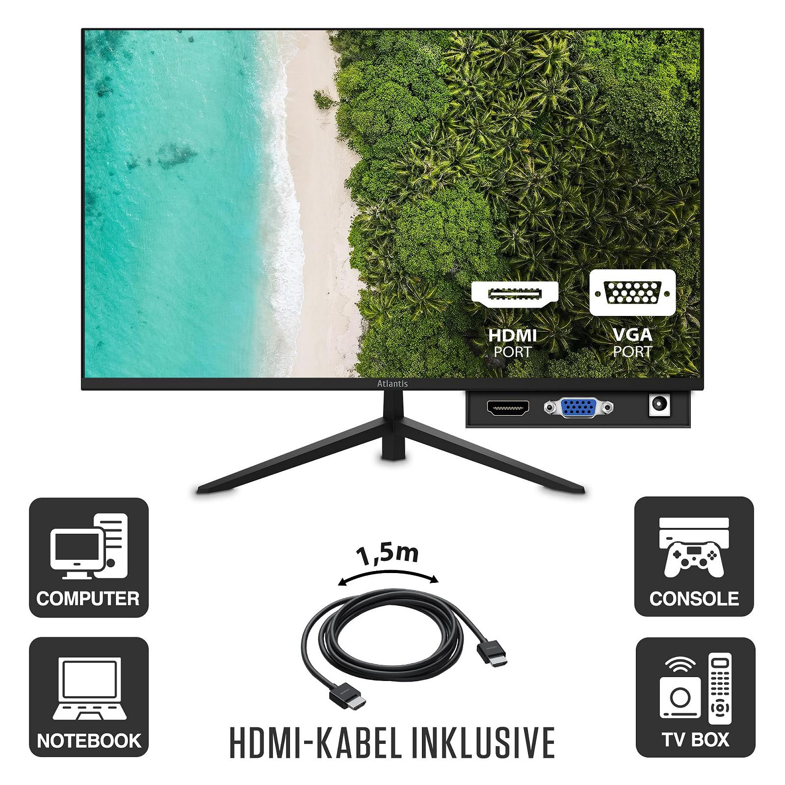 Монитор Atlantis VA 22 дюйма 75Hz Full HD 1920 x 1080 VGA HDMI 6.5 мс 3000:1 178/178, фото №6