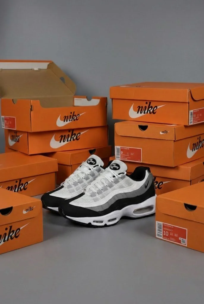 Мужские кроссовки Nike Air Max 95 White Black, фото №10