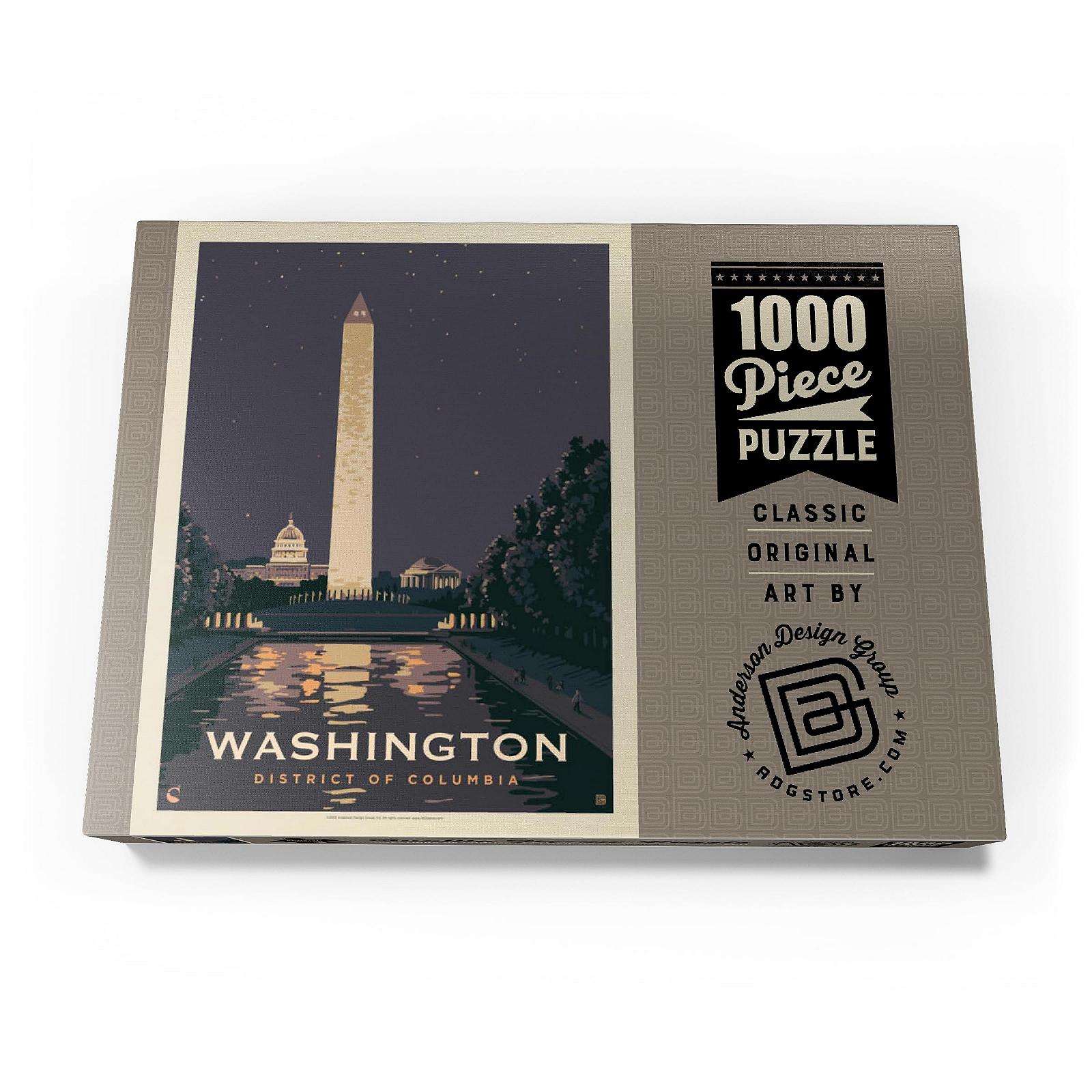 Пазл MyPuzzle Special Collection Washington DC: Reflections of Freedom, Vintage Poster 1000 элементов, фото №4