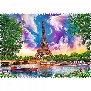 Пазл Trefl Crazy Shapes Sky Over Paris 600 деталей Premium Quality для взрослых и детей от 10 лет synthetic.ua - Фото 1