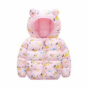 Куртка Dwevkeful Переходная куртка Теплая ветрозащитная пуховая куртка Детская куртка Принт Дождевик Уличный средней длины Цельный дождевой плащ Зимнее пальто из двух частей - Фото 1