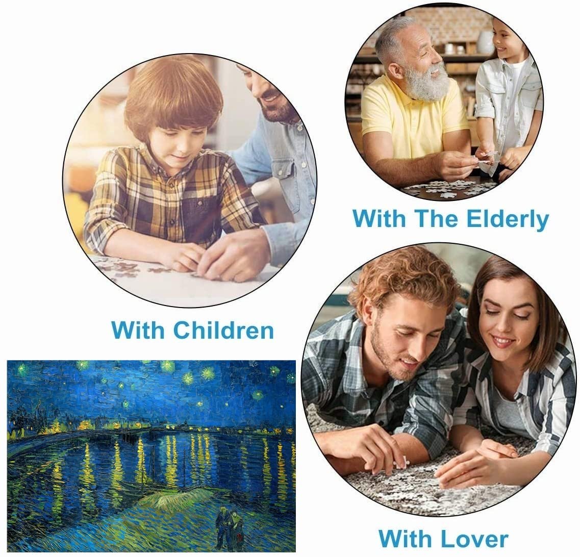 Пазл Нічна тераса кафе Вінсента Ван Гога 1000 елементів 70 x 50 см, фото №4