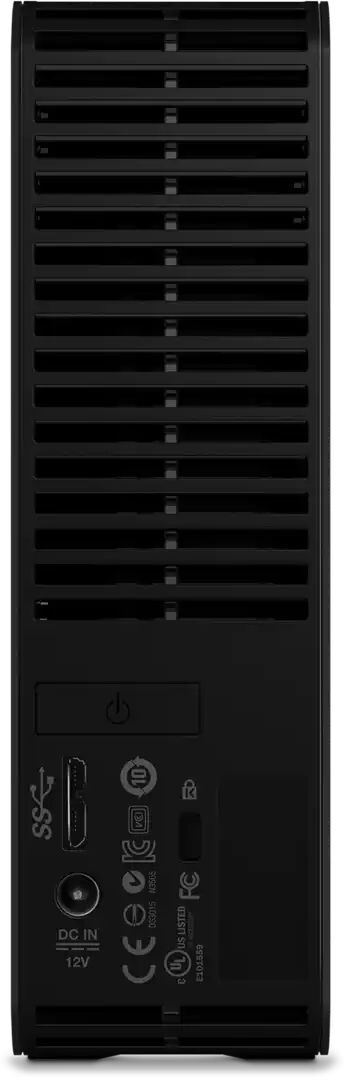 Зовнішній накопичувач Western Digital Elements 12TB Black , фото №6