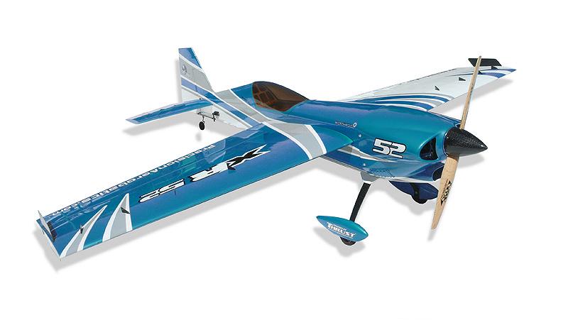 Самолет радиоуправляемый Precision Aerobatics XR-52 1321мм KIT синий, фото №1