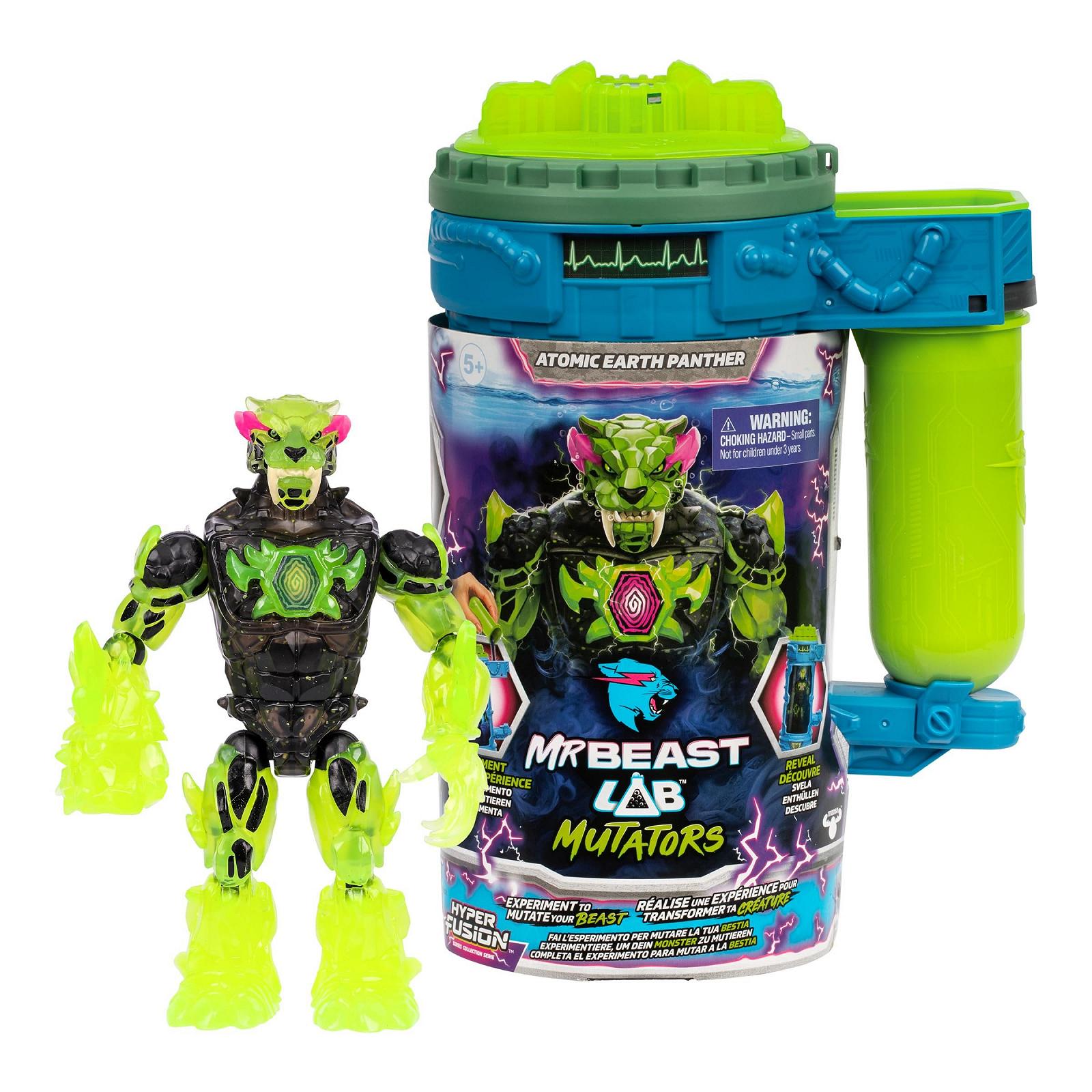 Фигурка MrBeast Lab Hyper Fusion Mutators Atomic Earth Panther, фото №3