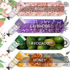 Набор: Крем для рук KIYTARBOO 4 x 30 г, Ароматические свечи 4 x 90 г synthetic.ua - Фото 1