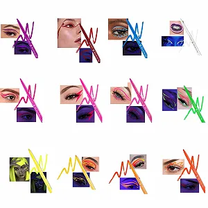 Підводка для очей Fluorescent Eyeliner Pen Halloween Party, водостійка, яскраві кольори ціна на synthetic.ua - Фото 1 Підводка для очей Fluorescent Eyeliner Pen Halloween Party, водостійка, яскраві кольори synthetic.ua - Фото 1