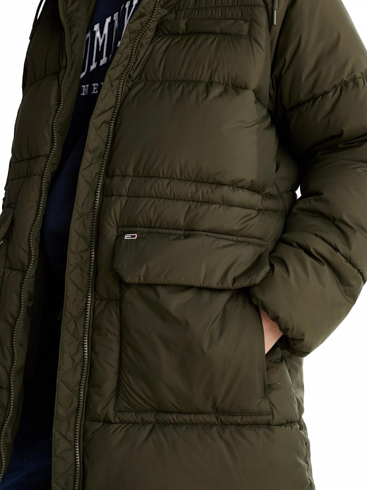 Пуховик Tommy Jeans Жіночий Міді Пуховик з Капюшоном, фото №3