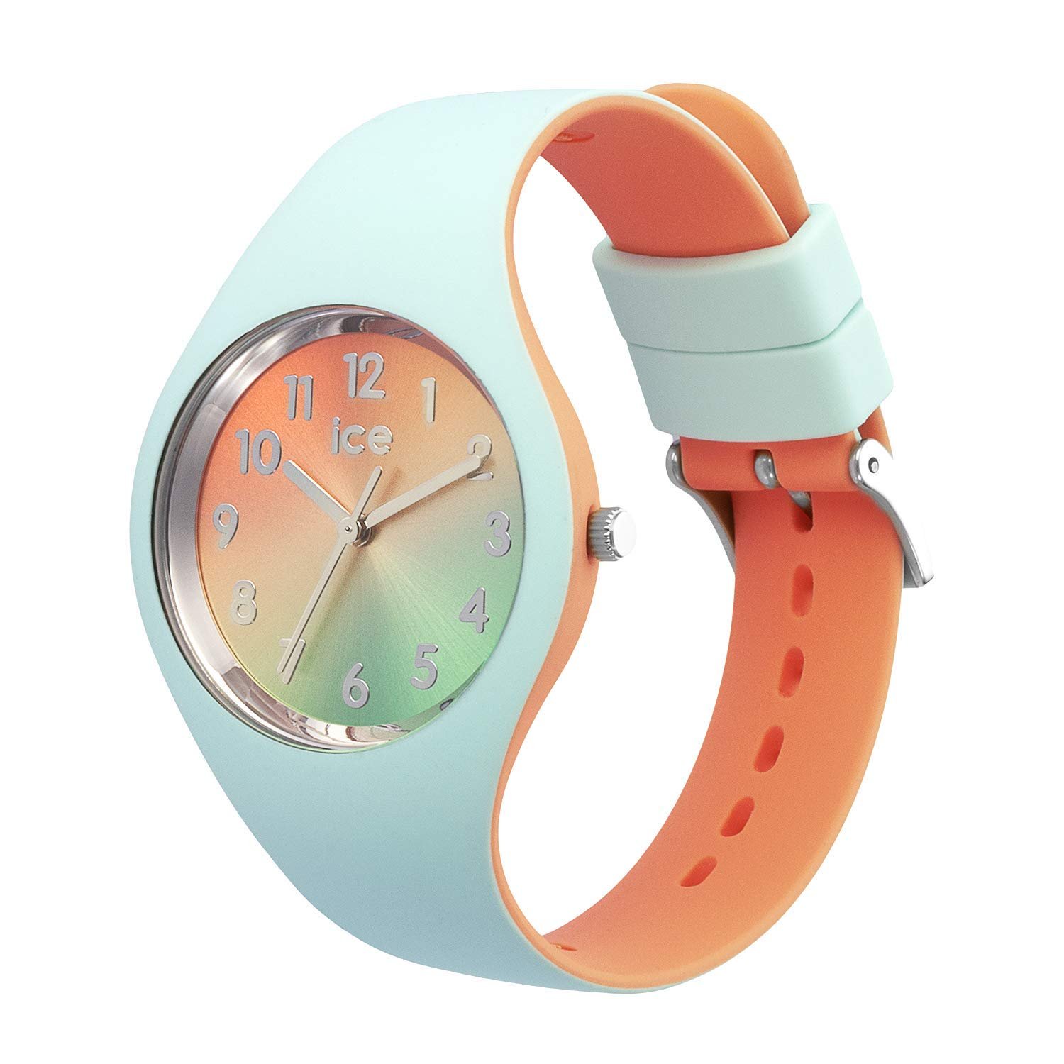 Годинник Ice-Watch Ice Duo Chic Aqua/Coral Жіночий з силіконовим ремінцем, 016981 (Small), фото №2