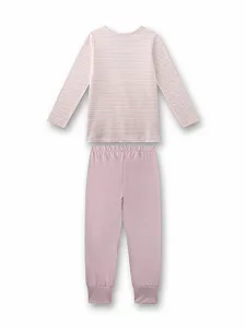 Пижама Sanetta для девочек длинная розовая synthetic.ua - Фото 1