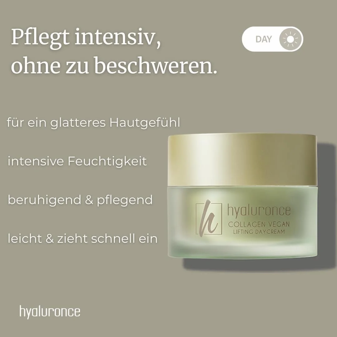 Денний крем Vegan Collagen Lifting для обличчя та шиї з амінокислотами та пептидами, фото №2 Денний крем Vegan Collagen Lifting для обличчя та шиї з амінокислотами та пептидами, фото №2