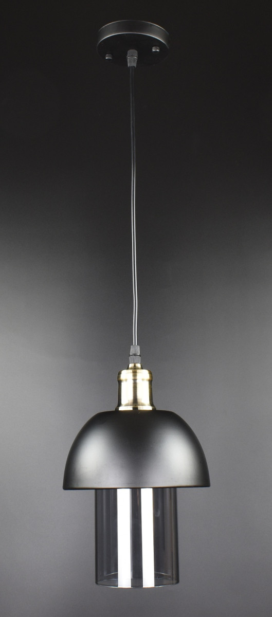 Люстра потолочная подвесная в стиле LOFT лофт 11808/1-gr Черный 35-100х17х17 см, фото №2 Люстра потолочная подвесная в стиле LOFT лофт 11808/1-gr Черный 35-100х17х17 см, фото №2