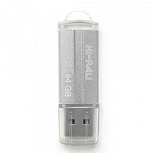 Флеш-накопитель USB 64GB Hi-Rali Corsair Series Silver (HI-64GBCORSL) - Фото 1
